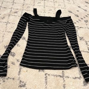 Black Striped Aeropostale Seriously Soft long sleeve top
